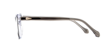Women Vista Eyeglasses: Alexia - Grey - SpaceSMART Eye Clinic (Side View)